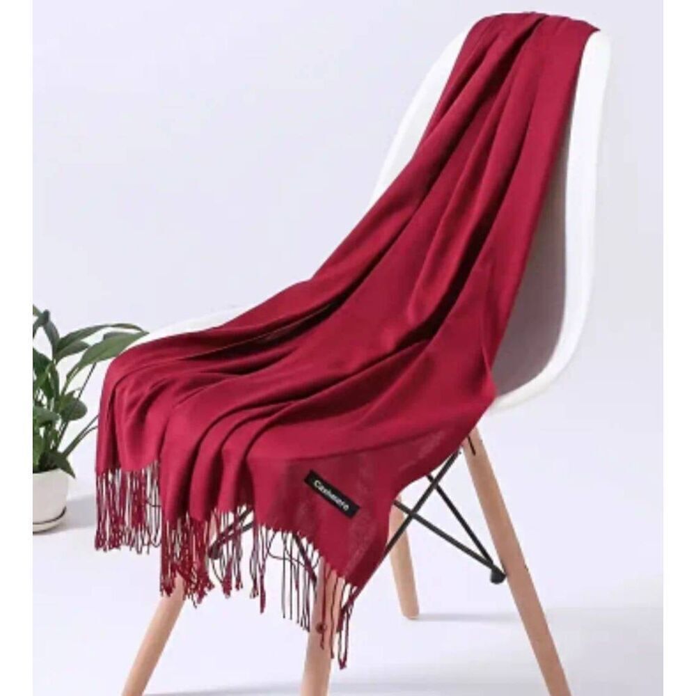 Ladies Burgundy Fashion Scarf